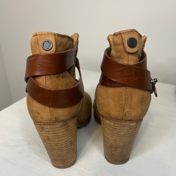 Rag and Bone Harrow Ankle Booties sz 37.5 US 7 - Picture 6 of 14